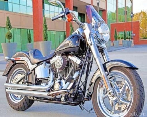 Vintage Harley Davidson Painting By Numbers Kits