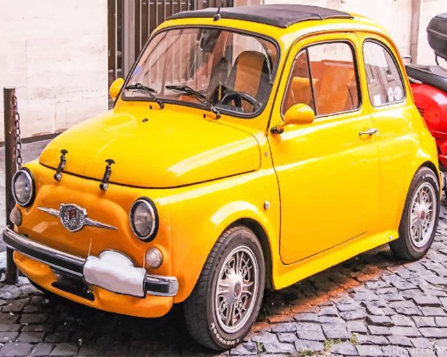 Iconic Small Vintage Car Painting By Numbers Kits