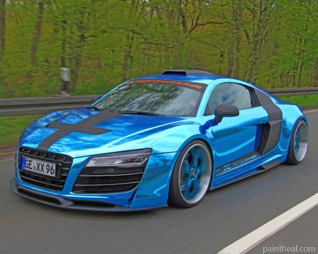 2013 Audi R8 Painting By Numbers Kits