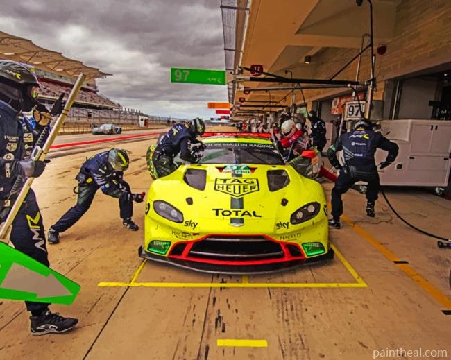 Aston Martin Race Car Painting By Numbers Kits