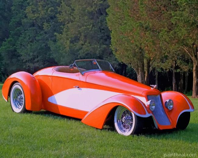 Chip Foose Boattail Speedster Painting By Numbers Kits