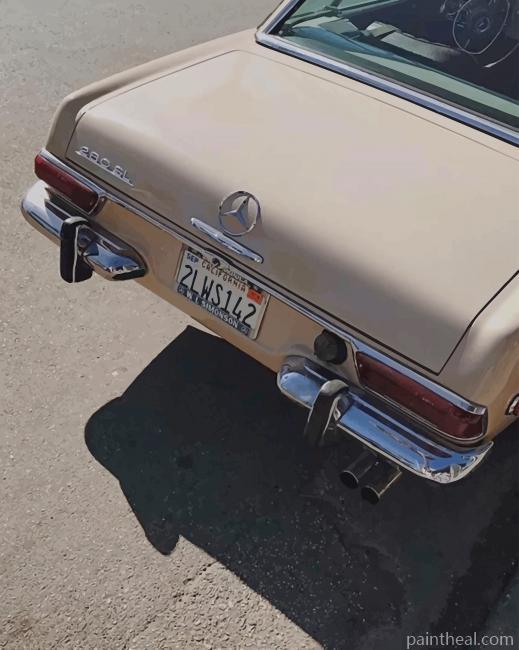 Mercedes 280 SL Painting By Numbers Kits