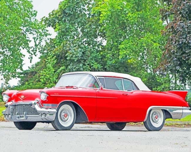 Cadillac Eldorado Biarritz Car Painting By Numbers Kits