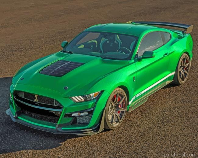 Ford Mustang Shelby GT500 Painting By Numbers Kits