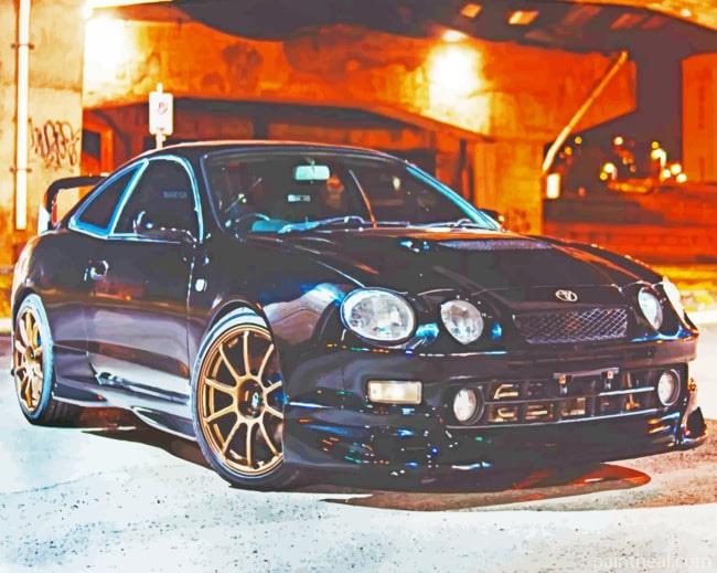 Honda Integra Sport Car Painting By Numbers Kits