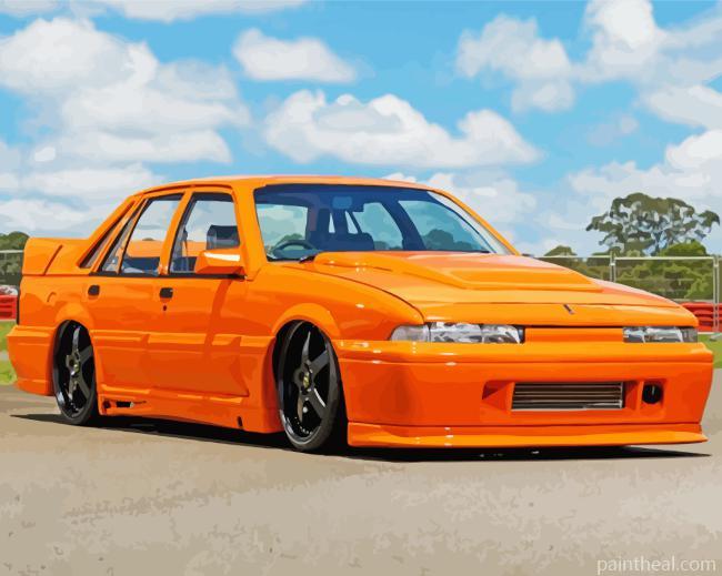 Orange VL Walkinshaw Diamond Painting Painting By Numbers Kits