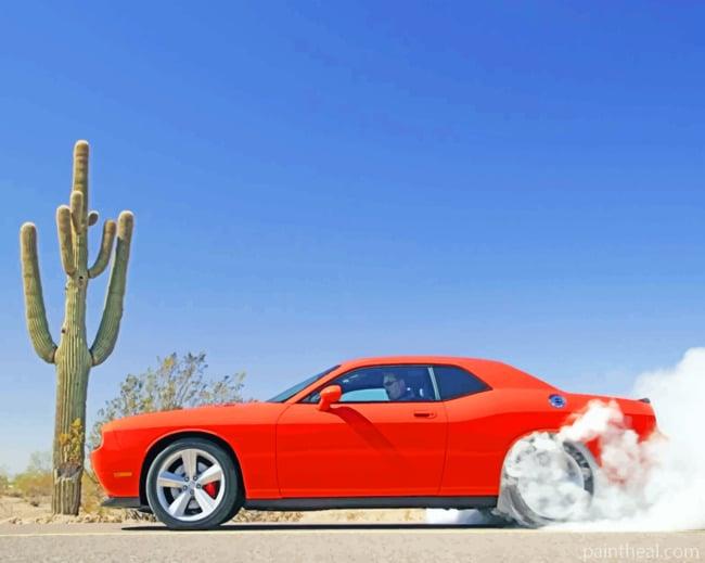 Dodge Challenger SRT8 Car Painting By Numbers Kits