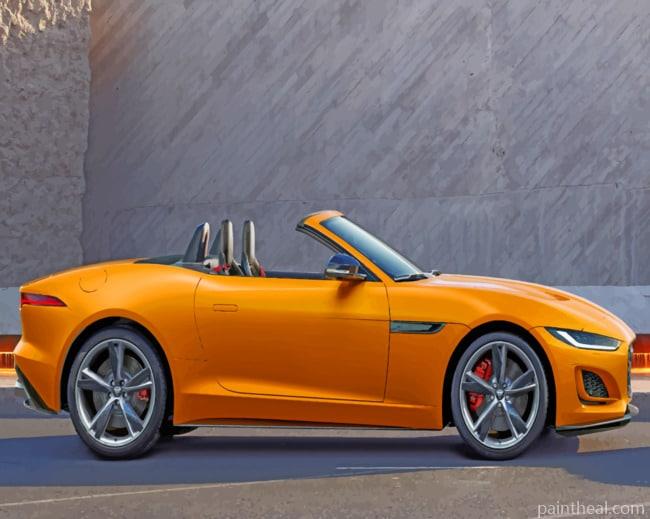 Jaguar F Type Convertible Painting By Numbers Kits