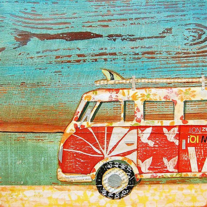 VW Van Bus Retro Painting By Numbers Kits