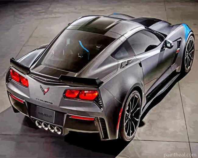2017 Corvette Grand Sport Painting By Numbers Kits