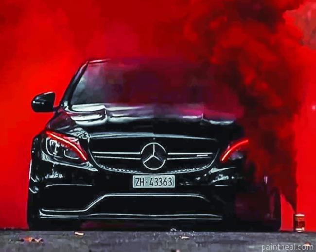 Mercedes Smoke Bomb Painting By Numbers Kits