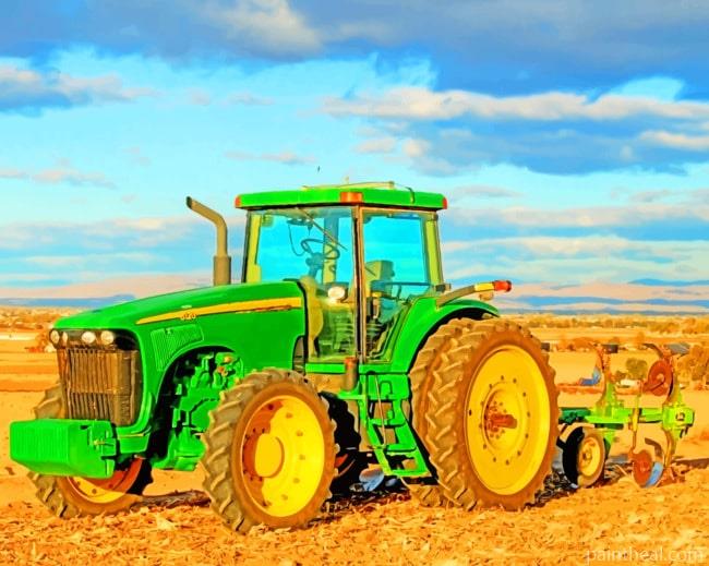 Farmland Tractor Painting By Numbers Kits
