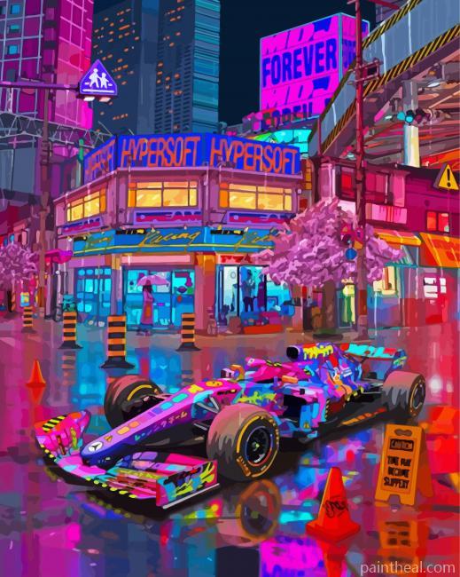 Mercedes F1 Painting By Numbers Kits