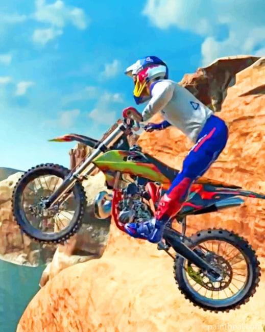 Dirt Bike Unchained Painting By Numbers Kits