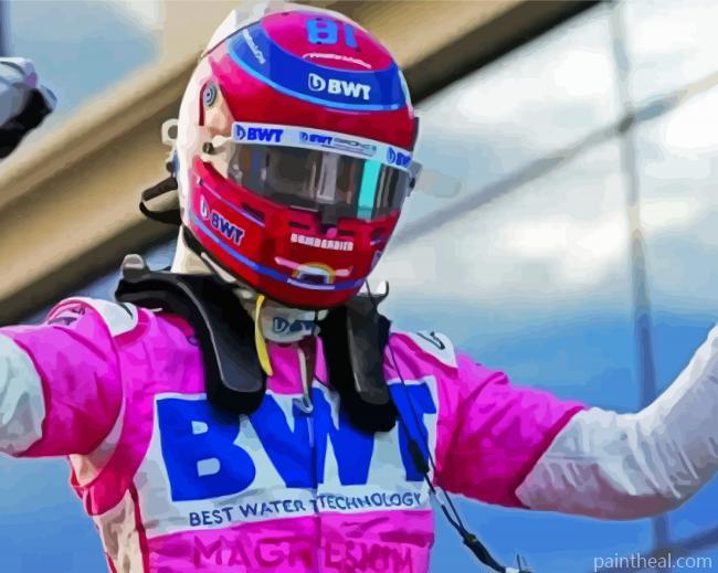 Car Racer Lance Stroll Painting By Numbers Kits