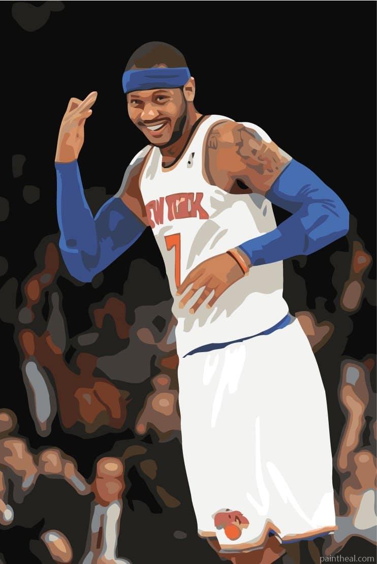 Carmelo Anthony Hype People Painting By Numbers Kits