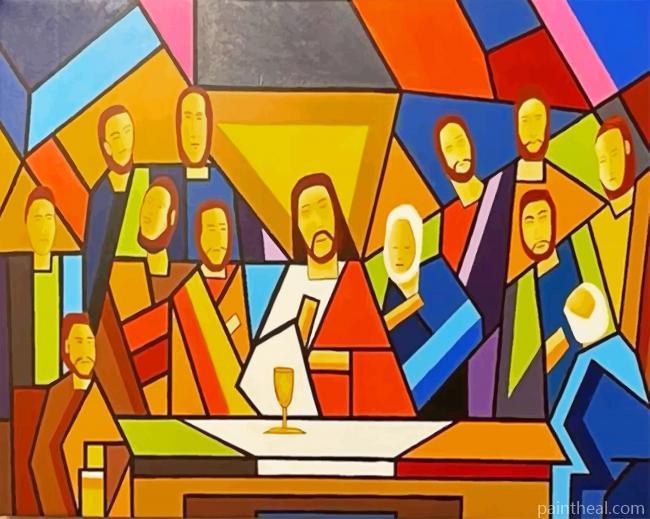 Last Supper Pop Art Painting By Numbers Kits