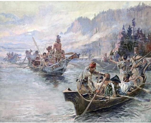 People Exploration of the Missouri River People Painting By Numbers Kits