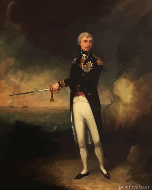 Horatio Nelson 1st Viscount Painting By Numbers Kits