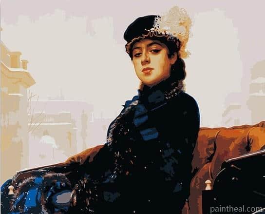 Portrait Ivan Kramskoi Painting By Numbers Kits