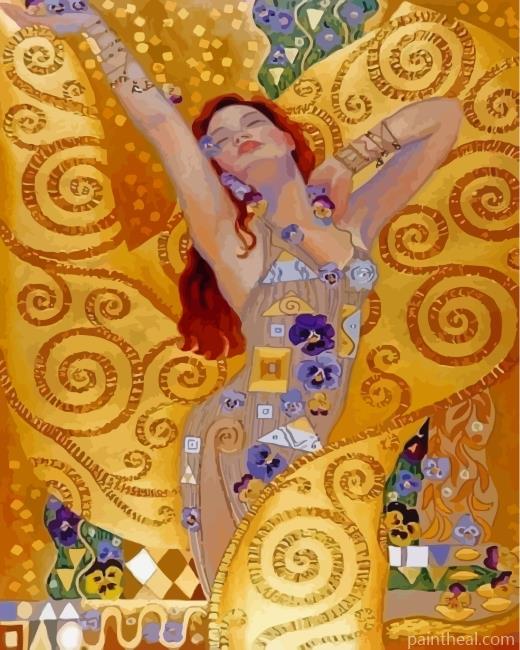 Woman By Klimt Painting By Numbers Kits