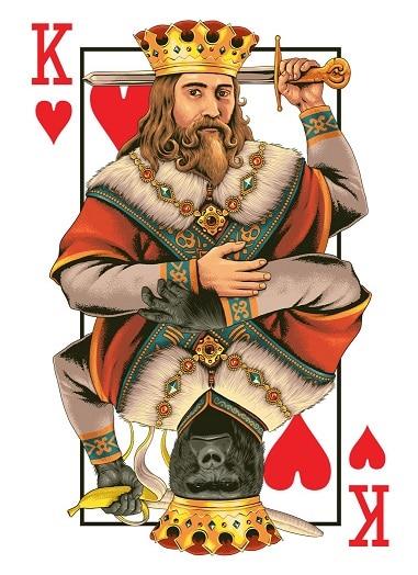 King of Hearts People Painting By Numbers Kits