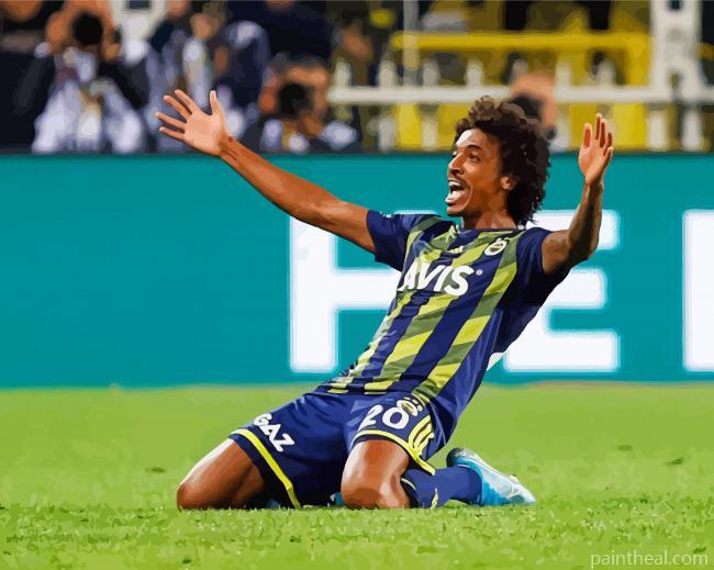 Luiz Gustavo Footballer Painting By Numbers Kits