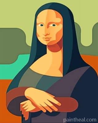 Aesthetic Mona Lisa Painting By Numbers Kits