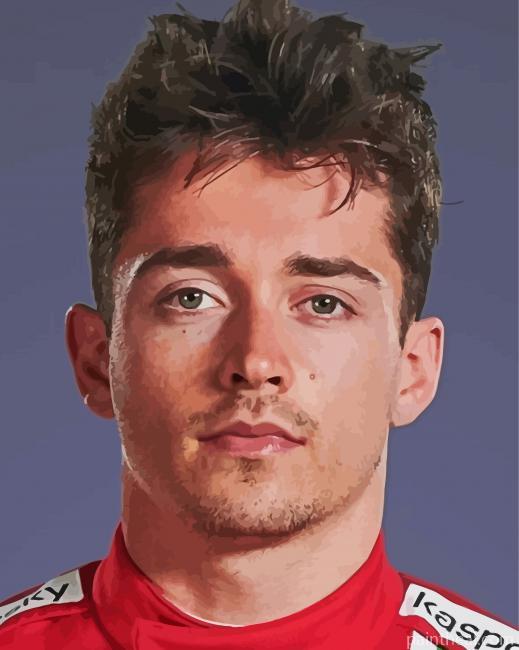 The Race Driver Charles Leclerc Painting By Numbers Kits