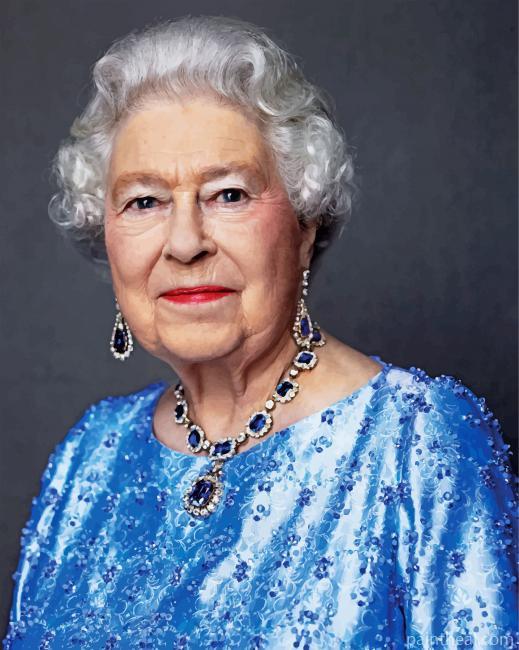 Beautiful Queen Elizabeth II Painting By Numbers Kits