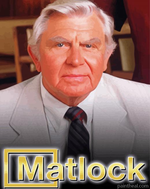 Matlock Character Poster Painting By Numbers Kits