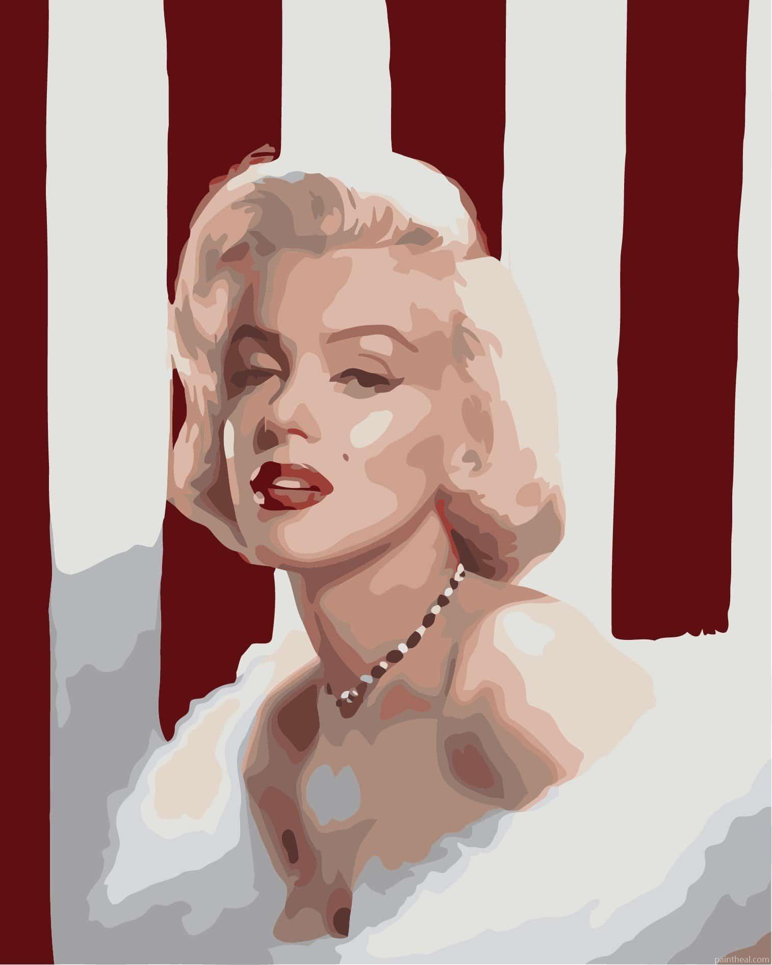 Marilyn Monroe Dress Style People Painting By Numbers Kits