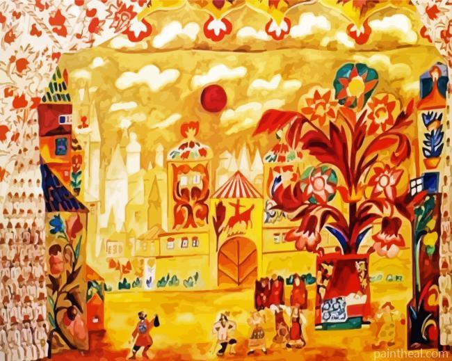 Cockerel By Natalia Goncharova Painting By Numbers Kits