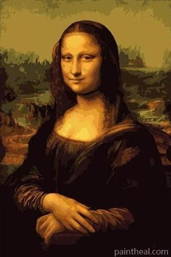Mona Lisa Leonardo da Vinci People Painting By Numbers Kits