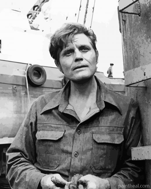 Monochrome Jack Lord Painting By Numbers Kits