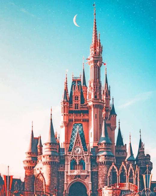Cinderella Castle NEW Painting By Numbers Kits