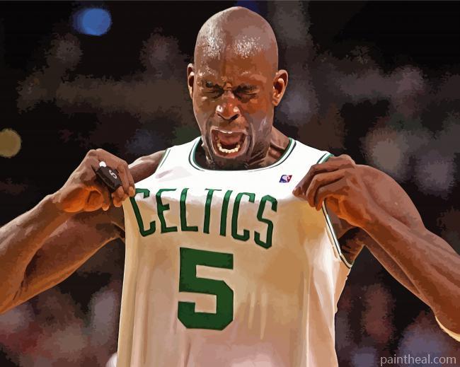 Celtics Player Kevin Garnett Painting By Numbers Kits