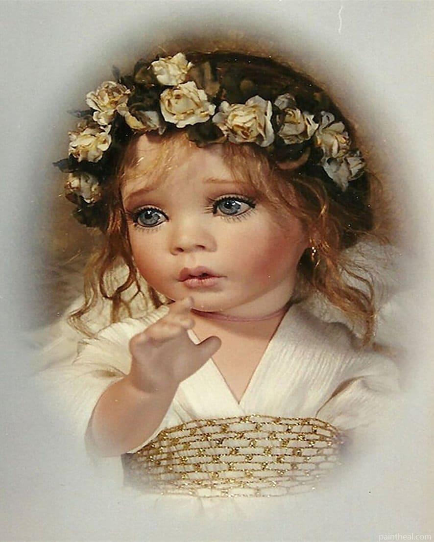 Gypsy little Girl People Painting By Numbers Kits