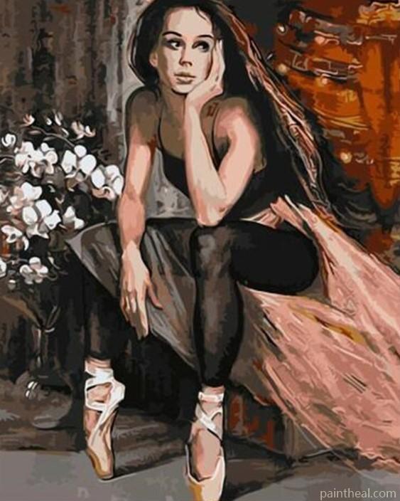 Ballerina People Painting By Numbers Kits