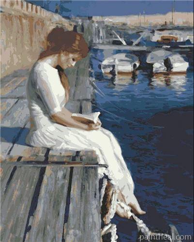 Women Reading People Painting By Numbers Kits