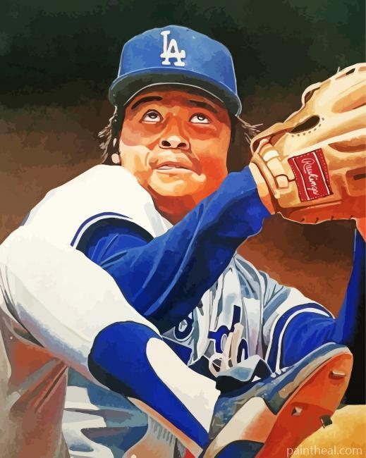 Fernando Valenzuela Art Painting By Numbers Kits