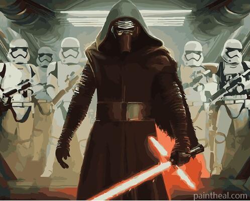 Star Wars The Force Awakens People Painting By Numbers Kits