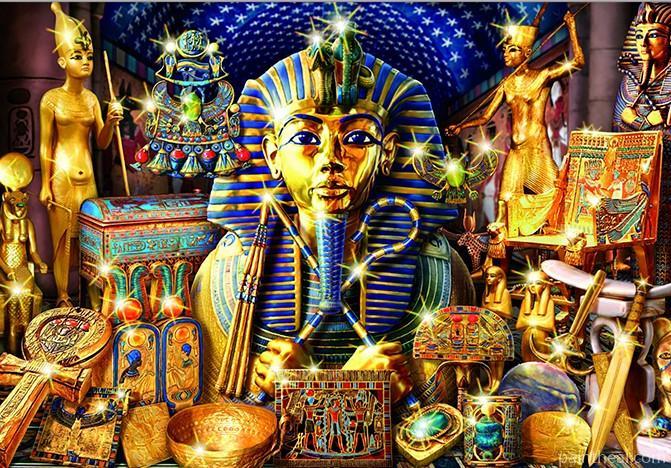 King Tut Treasure People Painting By Numbers Kits