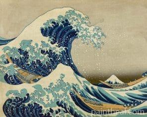 The Great Wave Painting By Numbers Kits