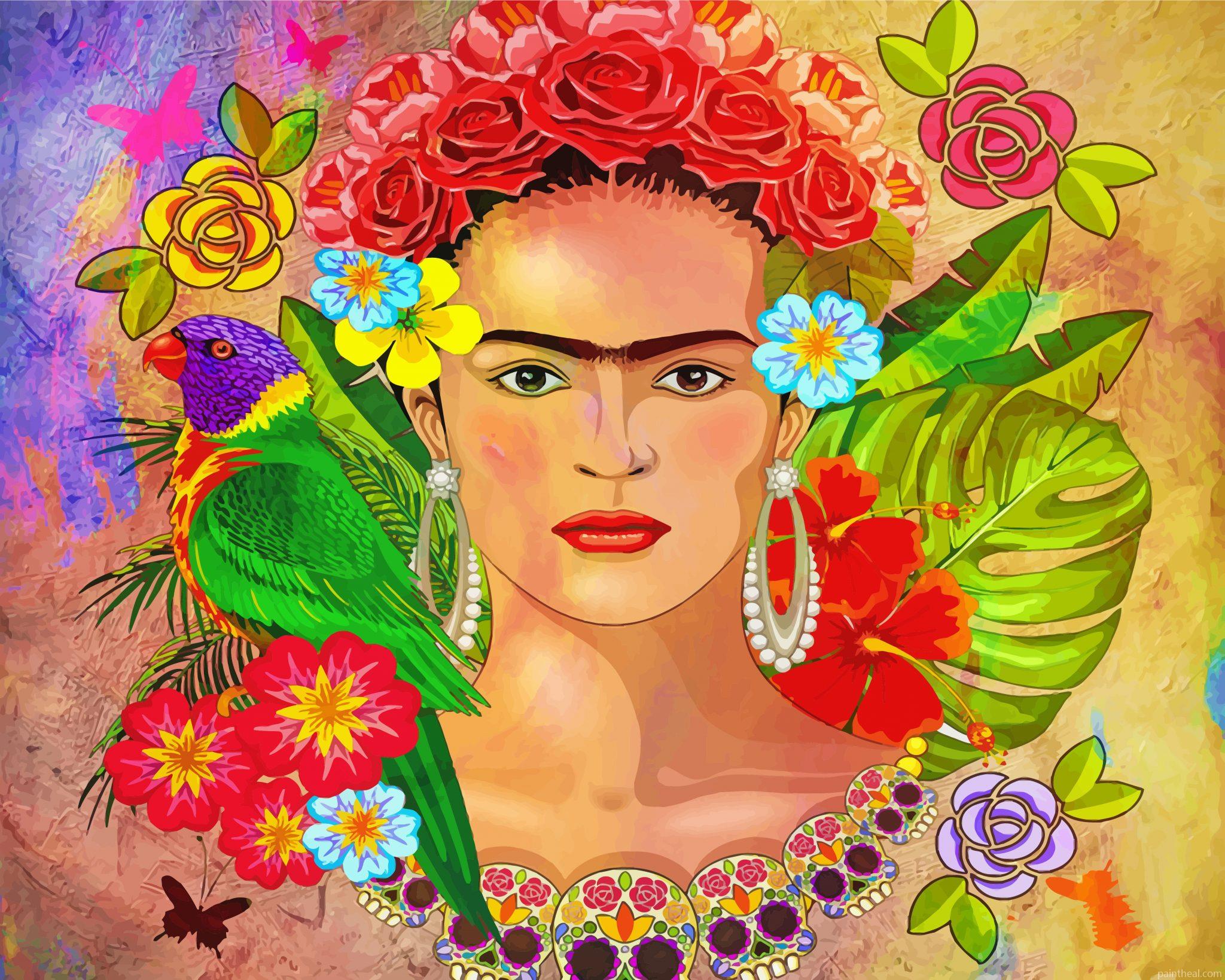 Mexican Frida Art Painting By Numbers Kits