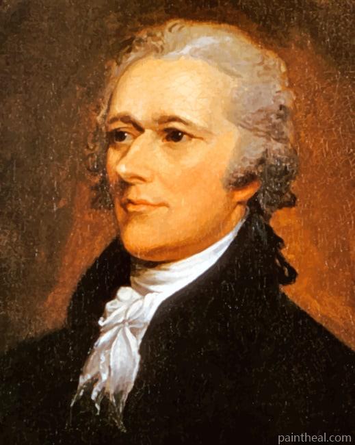 Alexander Hamilton Art Painting By Numbers Kits