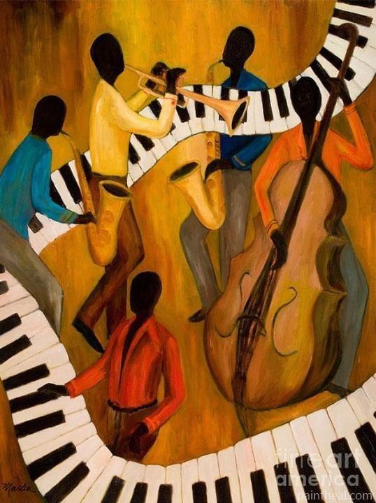 The Get Down Jazz Quintet People Painting By Numbers Kits