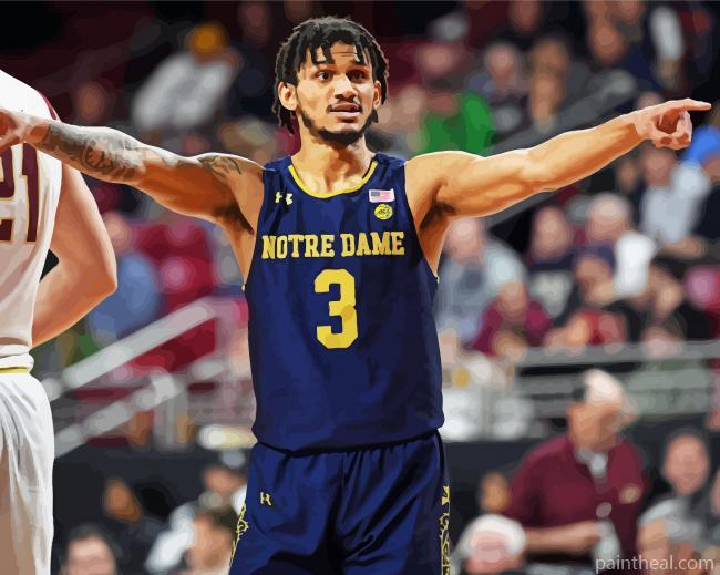 Notre Dame Basketball Player Painting By Numbers Kits