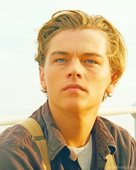 Leonardo Dicaprio Vintage NEW Painting By Numbers Kits