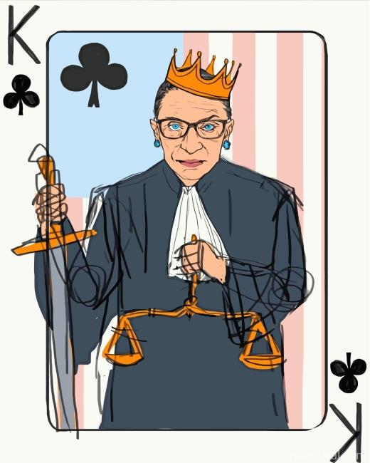Ruth Bader Ginsburg Painting By Numbers Kits